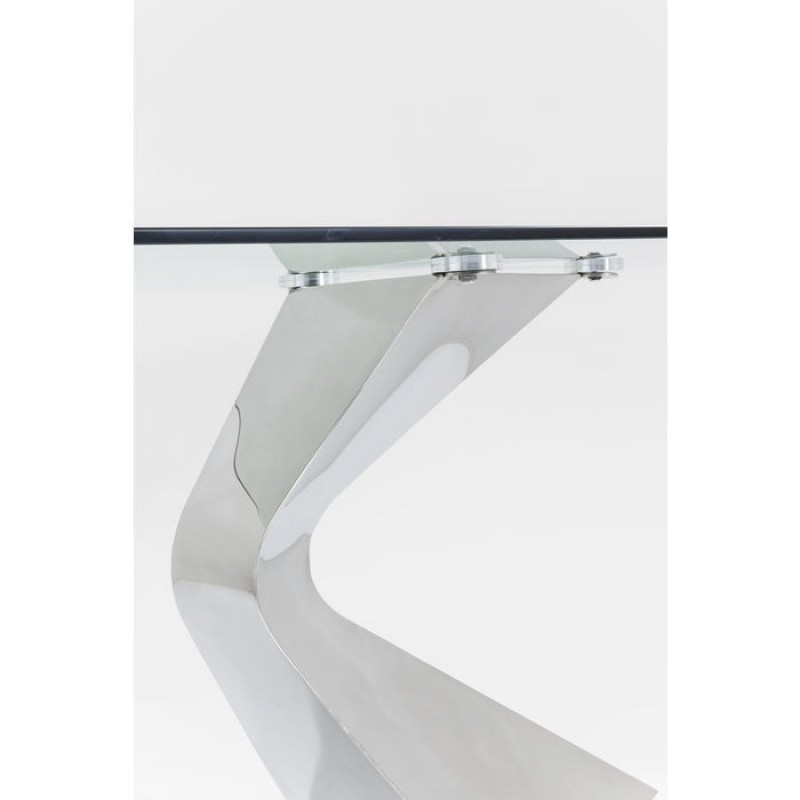 Table Gloria Chrome 100x200cm